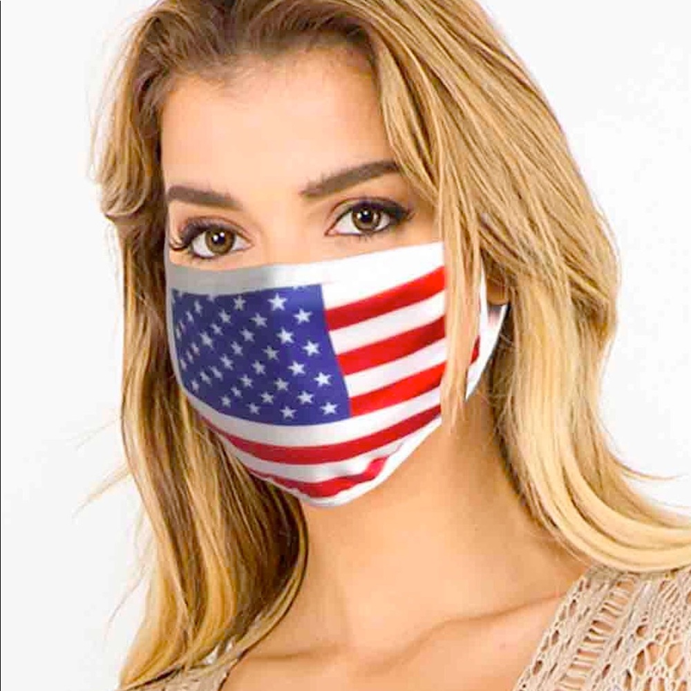 Cloth fashion Patriotic flag mask New in package